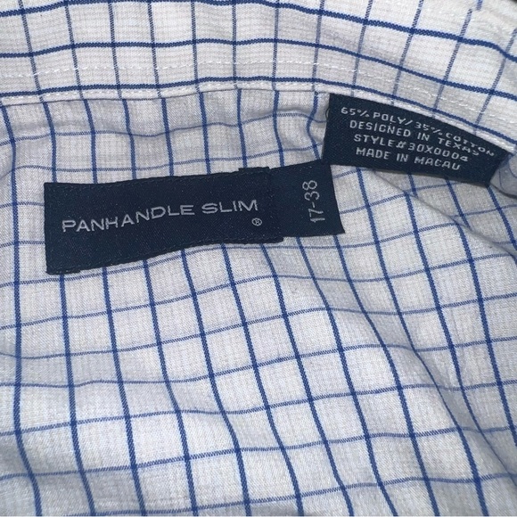 Panhandle Slim Western Pearl Snap Shirt Size 17 - 38 - Picture 2 of 5